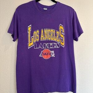 80s Los Angeles Lakers Basketball Tee